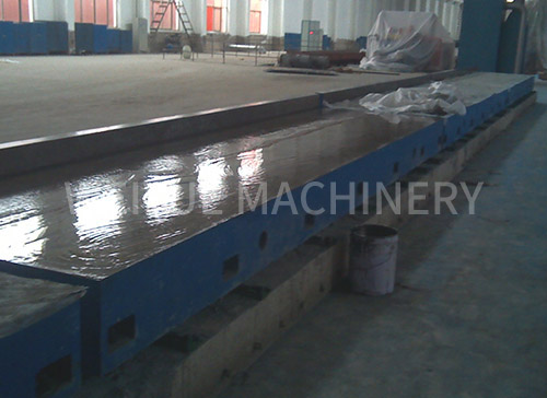 Aluminum profile inspection platform