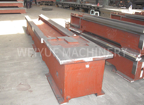 Machine tool bed castings